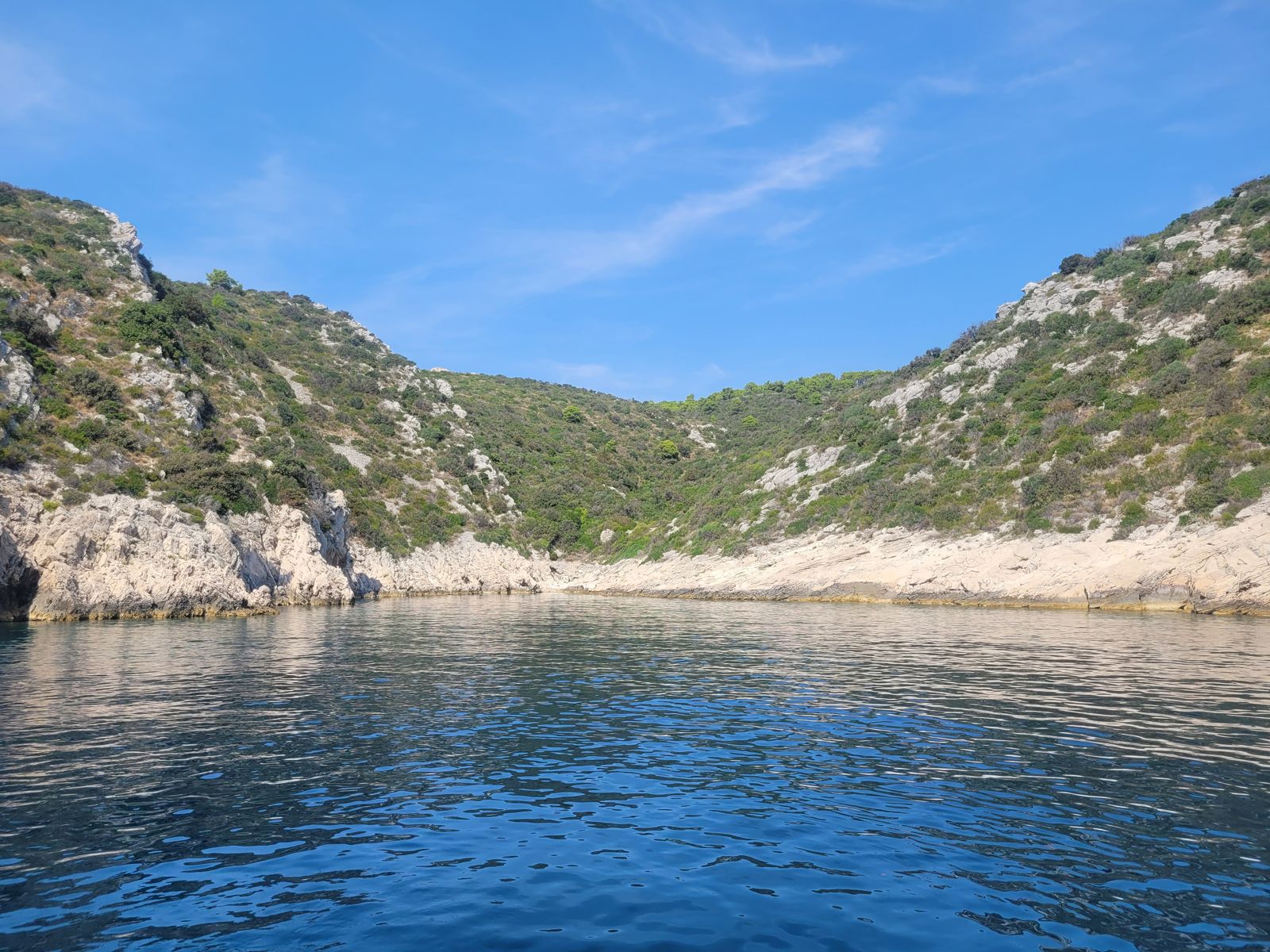 The lunch cove off Šolta