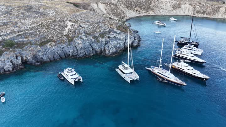 A turquoise Mediterranean cove